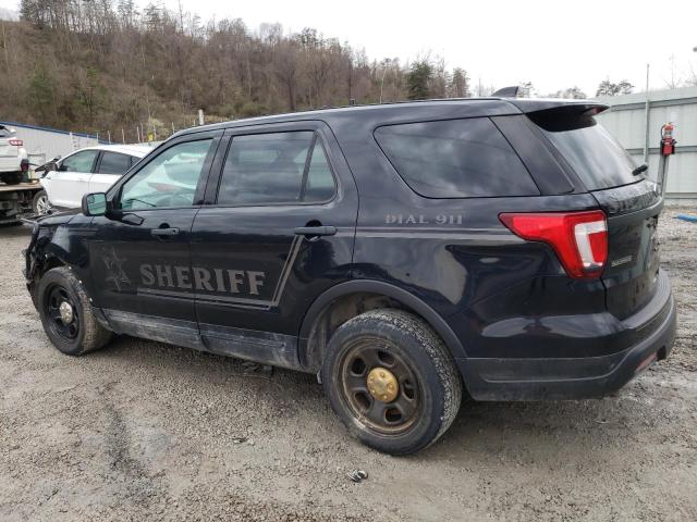 1FM5K8AT6JGC74587 - 2018 FORD EXPLORER POLICE INTERCEPTOR أسود صورة 2