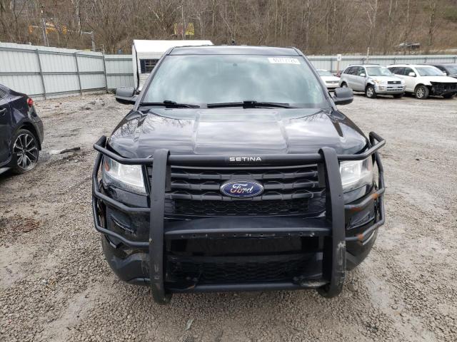 1FM5K8AT6JGC74587 - 2018 FORD EXPLORER POLICE INTERCEPTOR BLACK photo 5