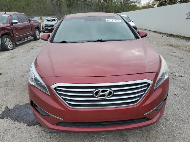 5NPE24AF3GH369586 - 2016 HYUNDAI SONATA SE MAROON photo 5