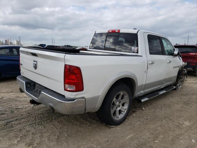 1C6RD6NT2CS113613 - 2012 DODGE RAM 1500 LARAMIE WHITE photo 3