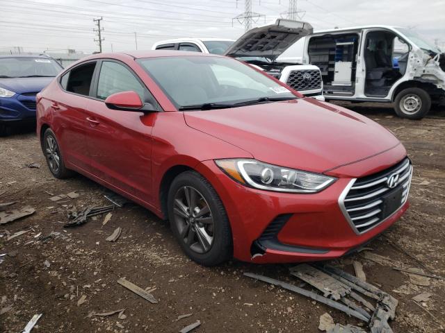 5NPD84LF0HH134717 - 2017 HYUNDAI ELANTRA SE RED photo 4