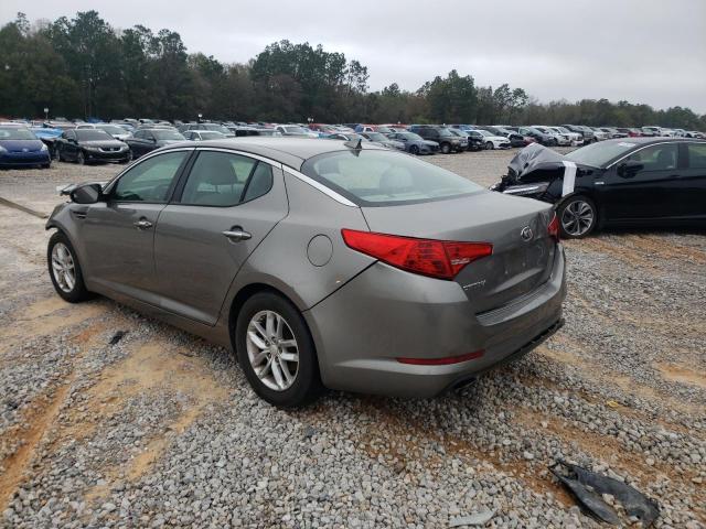 5XXGM4A7XDG154032 - 2013 KIA OPTIMA LX GRAY photo 2