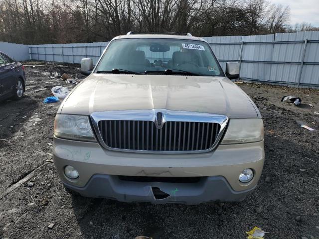 5LMEU88H04ZJ14609 - 2004 LINCOLN AVIATOR BEIGE photo 5