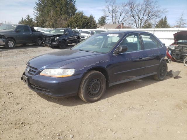 1HGCF86622A082205 - 2002 HONDA ACCORD VALUE BLUE photo 1