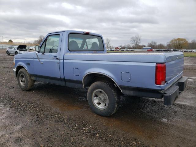 1FTEF15Y2TLB03383 - 1996 FORD F150 BLUE photo 2