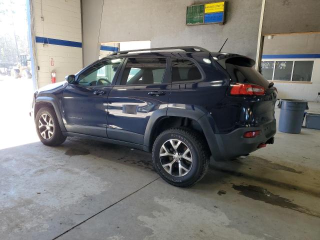 1C4PJMBS4EW132393 - 2014 JEEP CHEROKEE TRAILHAWK BLUE photo 2