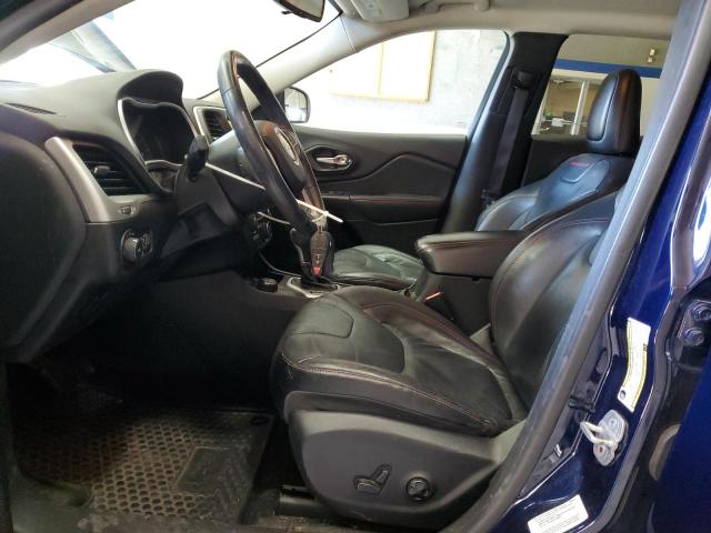 1C4PJMBS4EW132393 - 2014 JEEP CHEROKEE TRAILHAWK BLUE photo 7