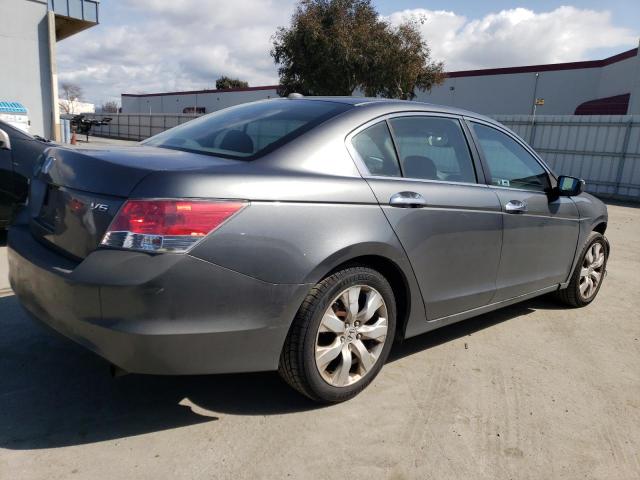 1HGCP368X9A006551 - 2009 HONDA ACCORD EXL GRAY photo 3