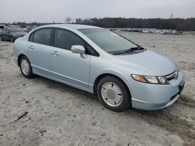 JHMFA36266S021514 - 2006 HONDA CIVIC HYBRID BLUE photo 4