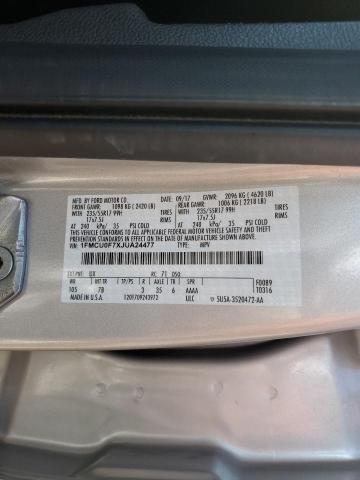 1FMCU0F7XJUA24477 - 2018 FORD ESCAPE S SILVER photo 12