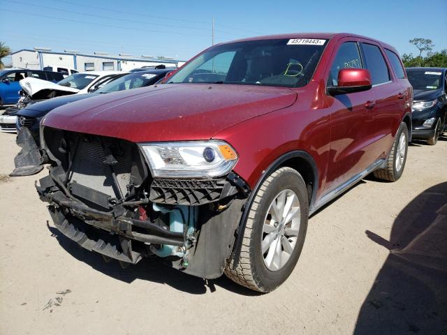 1C4RDHAG0EC513812 - 2014 DODGE DURANGO SXT RED photo 1