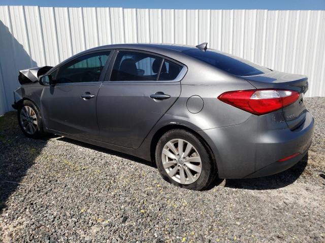 KNAFX4A8XF5364663 - 2015 KIA FORTE EX GRAY photo 2