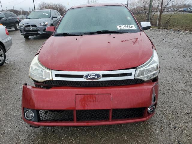 1FAHP3HN7BW145560 - 2011 FORD FOCUS SEL RED photo 5