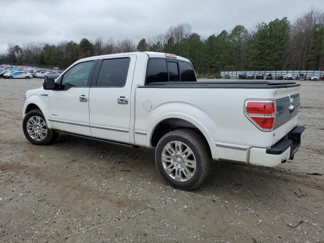 1FTFW1CT4DFA27306 - 2013 FORD F150 SUPERCREW WHITE photo 2