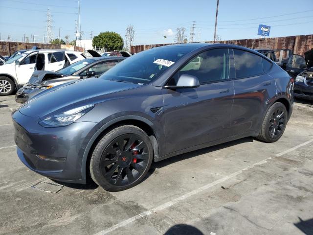 5YJYGDEE9LF022868 - 2020 TESLA MODEL Y GRAY photo 1