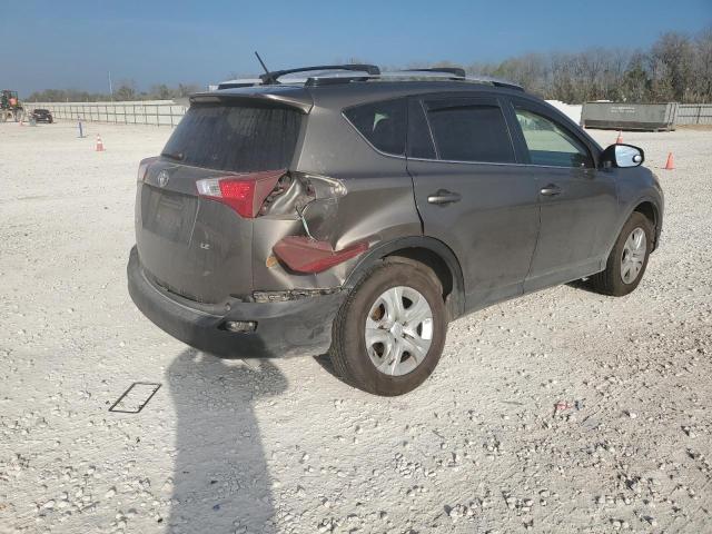 JTMZFREV5FD077852 - 2015 TOYOTA RAV4 LE BROWN photo 3