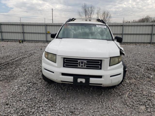 2HJYK16208H526062 - 2008 HONDA RIDGELINE RT WHITE photo 5