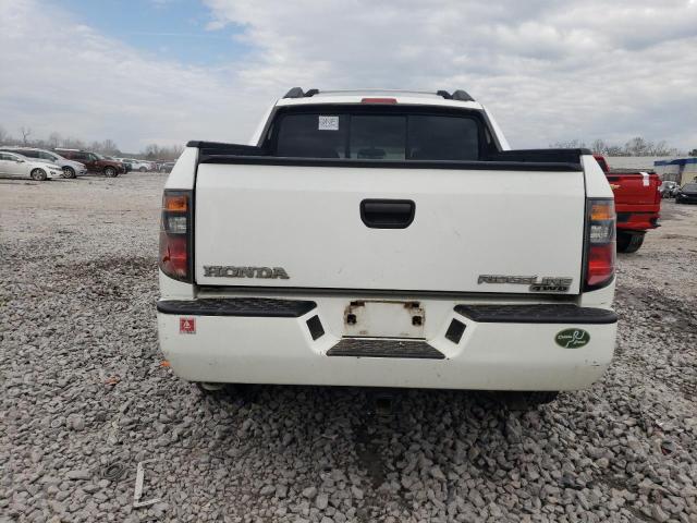 2HJYK16208H526062 - 2008 HONDA RIDGELINE RT WHITE photo 6