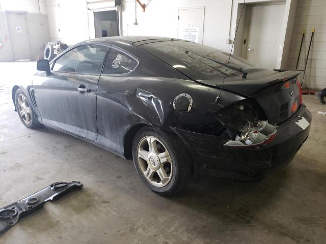 KMHHN65F43U060926 - 2003 HYUNDAI TIBURON GT BLACK photo 2