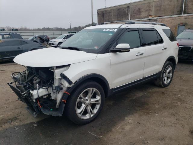 1FM5K8F8XDGA20521 - 2013 FORD EXPLORER LIMITED WHITE photo 1