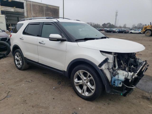 1FM5K8F8XDGA20521 - 2013 FORD EXPLORER LIMITED WHITE photo 4