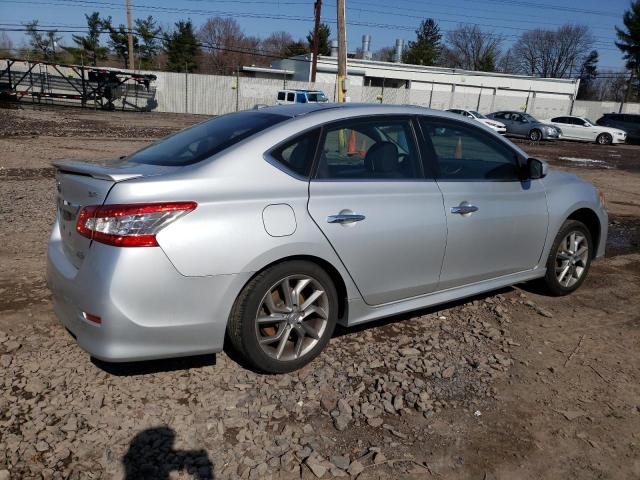 3N1AB7AP7DL662656 - 2013 NISSAN SENTRA S SILVER photo 3