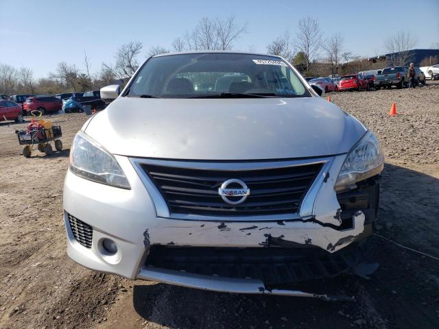 3N1AB7AP7DL662656 - 2013 NISSAN SENTRA S SILVER photo 5