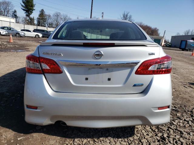 3N1AB7AP7DL662656 - 2013 NISSAN SENTRA S SILVER photo 6