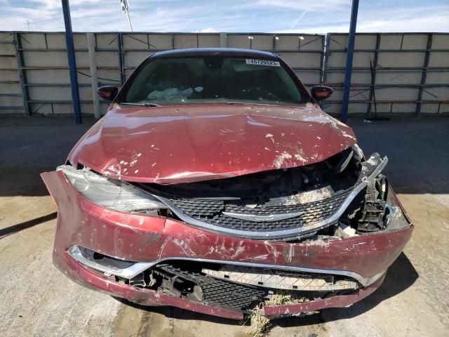 1C3CCCCB5FN534100 - 2015 CHRYSLER 200 C RED photo 5