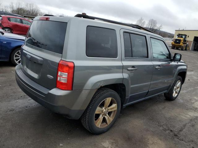 1C4NJRFB5CD625006 - 2012 JEEP PATRIOT LATITUDE GRAY photo 3