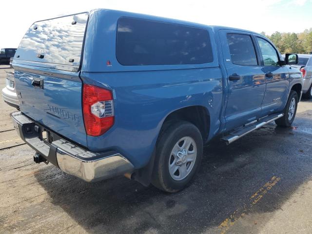 5TFDW5F18KX816445 - 2019 TOYOTA TUNDRA CREWMAX SR5 BLUE photo 3