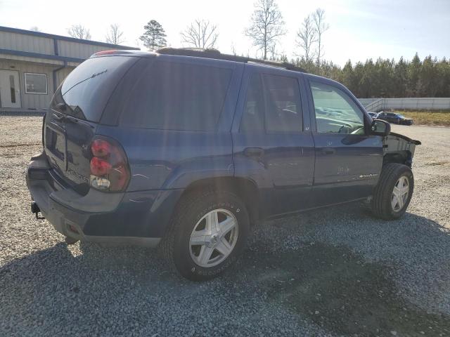 1GNDT13S732390106 - 2003 CHEVROLET TRAILBLAZE BLUE photo 3