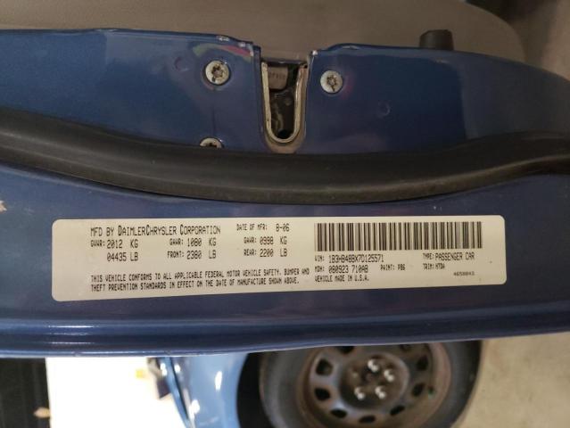 1B3HB48BX7D125571 - 2007 DODGE CALIBER SXT BLUE photo 13