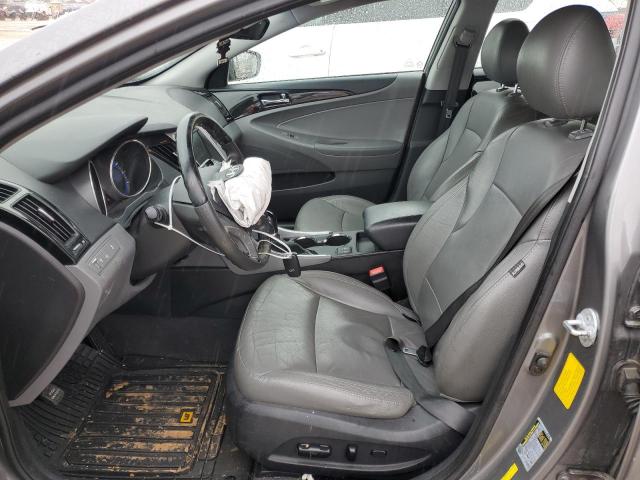 5NPEC4ACXCH499877 - 2012 HYUNDAI SONATA SE GRAY photo 7