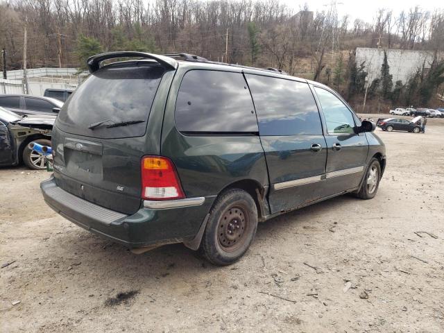 2FMZA5244XBB19398 - 1999 FORD WINDSTAR SE GREEN photo 3