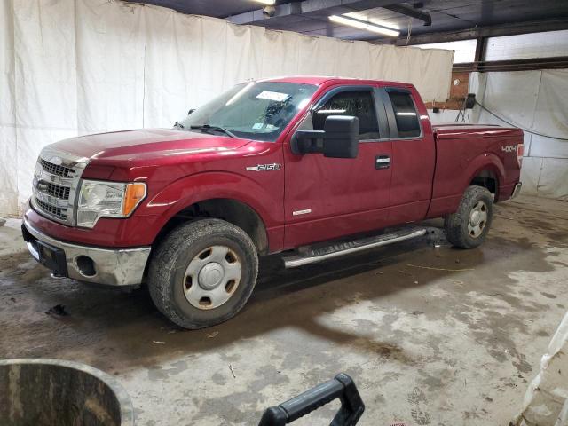 1FTFX1ET8DFC70272 - 2013 FORD F150 SUPER CAB BURGUNDY photo 1