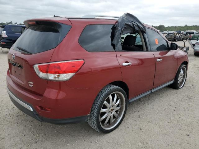 5N1AR2MM5DC681971 - 2013 NISSAN PATHFINDER S MAROON photo 3
