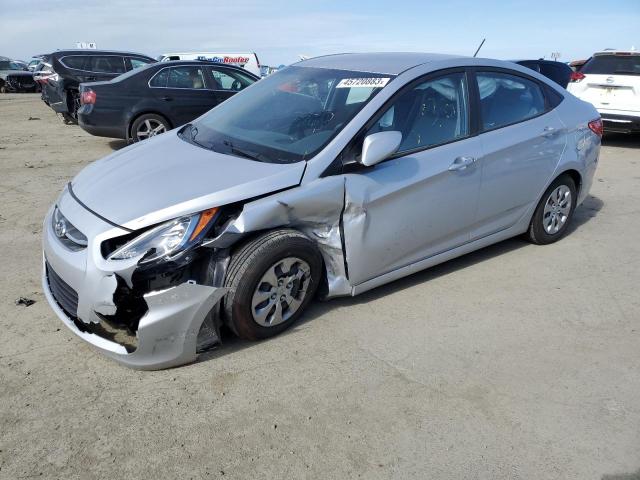 KMHCT4AE5GU092517 - 2016 HYUNDAI ACCENT SE SILVER photo 1