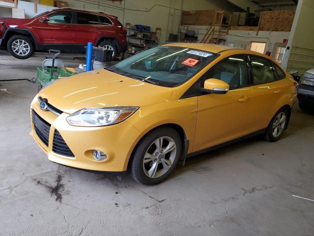 1FAHP3F24CL366660 - 2012 FORD FOCUS SE YELLOW photo 1