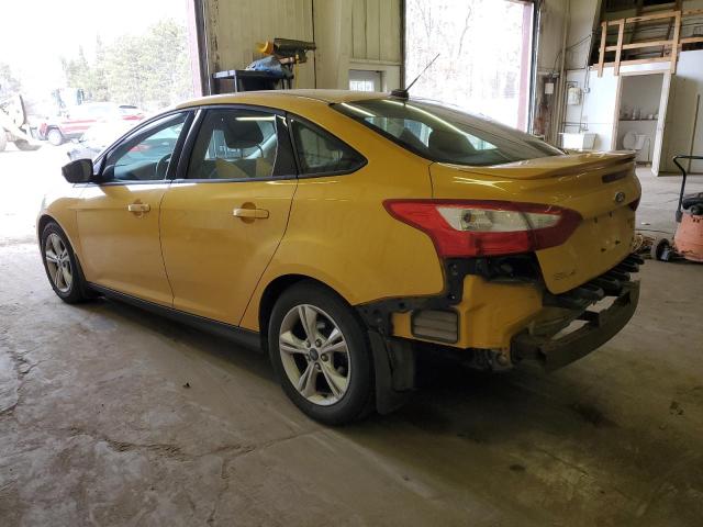 1FAHP3F24CL366660 - 2012 FORD FOCUS SE YELLOW photo 2