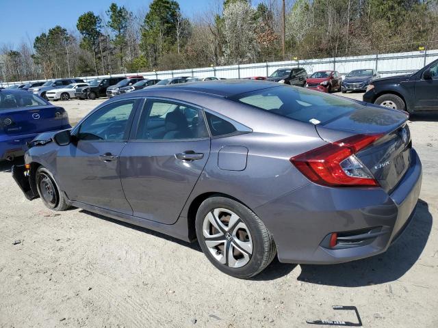 19XFC2F50JE017874 - 2018 HONDA CIVIC LX GRAY photo 2