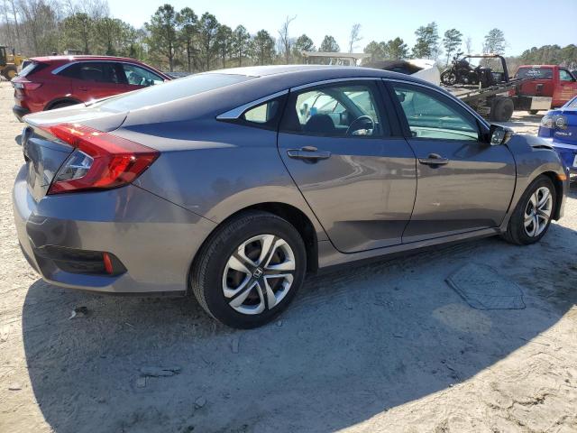 19XFC2F50JE017874 - 2018 HONDA CIVIC LX GRAY photo 3