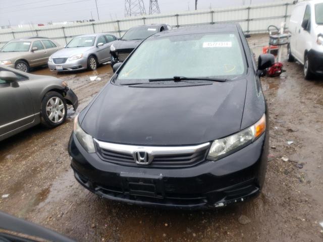 2HGFB2F85CH540720 - 2012 HONDA CIVIC EX BLACK photo 5