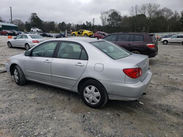 2T1BR32E58C869428 - 2008 TOYOTA COROLLA CE SILVER photo 2