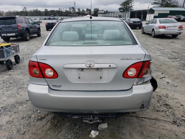 2T1BR32E58C869428 - 2008 TOYOTA COROLLA CE SILVER photo 6