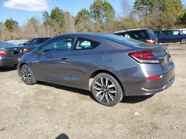 2HGFG3B05FH527090 - 2015 HONDA CIVIC EXL GRAY photo 2