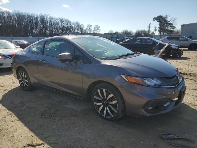 2HGFG3B05FH527090 - 2015 HONDA CIVIC EXL GRAY photo 4