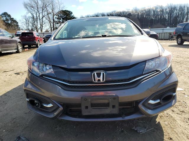 2HGFG3B05FH527090 - 2015 HONDA CIVIC EXL GRAY photo 5