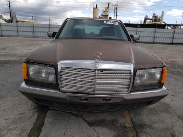 WDB1260221A088316 - 1984 MERCEDES-BENZ 280 SE BROWN photo 5