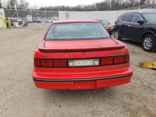 2G1WN14T2M9108582 - 1991 CHEVROLET LUMINA EURO RED photo 6